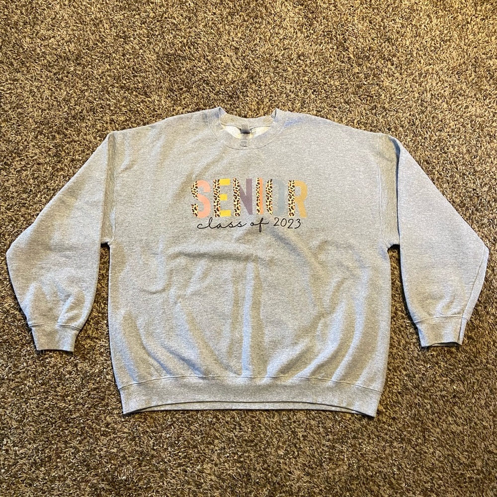 3/$15 | Gildan | Gray Senior Class of 2023 Sweater